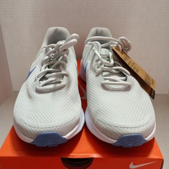 Nike Women's Revolution 7 Gym Train Tennis Run Road Shoe FB2208 Grey/Blue 9.5 - Picture 1 of 8